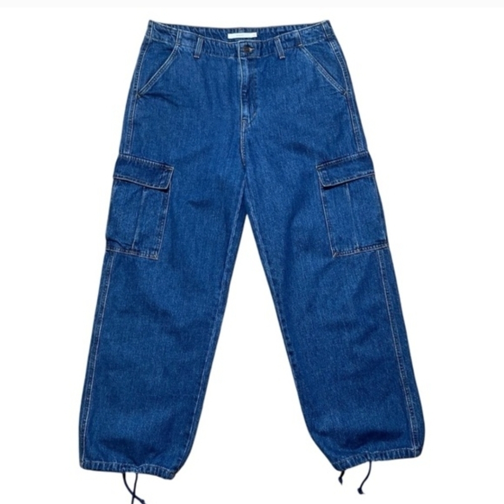 Levis '94 Baggy Cargo Jogger Size 32 Fits Size 14 - Picture 4 of 10